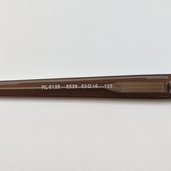 🕶️Ralph Lauren RL6136 Eyeglasses 53/16 135 /KAB402🕶️ - Picture 3 of 9